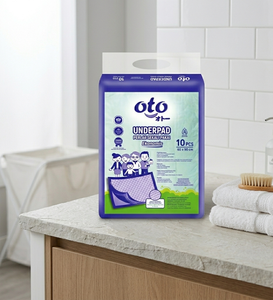 Oto Underpad 60x90 ofrece una superficie suave y cómoda, un núcleo de alta absorción y protección contra derrames para una ropa de cama limpia, seca y segura. - Product Image 1