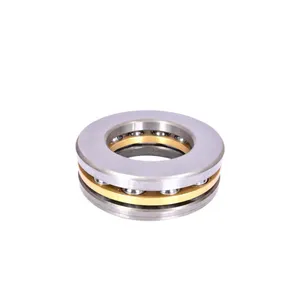 Peças sobressalentes Thrust Ball Bearing Joint Importações baratas Alta precisão Miniatura 51207 cromo aço rolamento axial