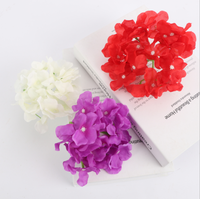 Fleur décorative colorée en soie artificielle, hydrangea pour bricolage, décoration murale d'arche de mariage ou de fête à domicile