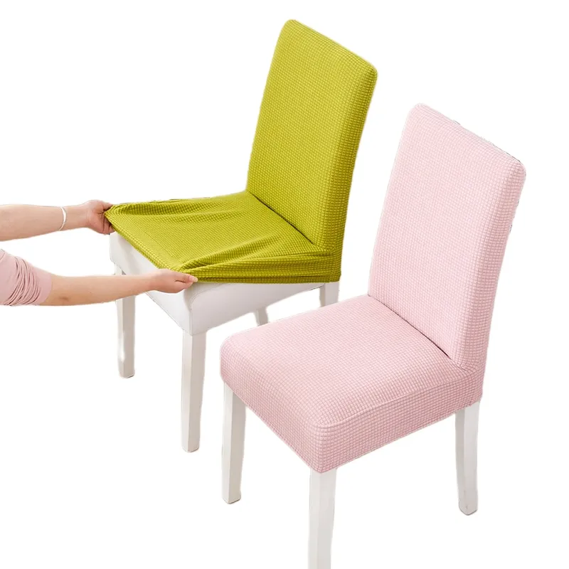 Yemek sandalyesi Slipcovers koltuk koruyucusu çıkarılabilir yıkanabilir streç yemek sandalye ev yemek odası için