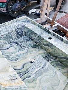 Fregadero de Mármol Verde Premium, Duradero y Elegante, Piedra Natural para Interiores Modernos de Hoteles, Villas y Hospitales - Product Image 5