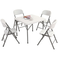 Table pliante de camping, de pique-nique, de conférence, de mariage, rectangulaire, robuste, de 6 pieds, avec structure stable, pour événements et fêtes
