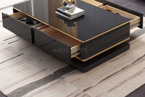 Modern Simple Design Living Room Set Extendable Space Saving TV Stand and <strong>Coffee</strong> <strong>Table</strong> Set Factory Custom Wholesale - Product Image 4