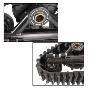 Cingoli Posteriori per Ruote Posteriori per Go Kart Karting <span class=keywords><strong>UTV</strong></span> Buggy Quad ATV per Neve Sabbia Cingoli Motoslitta - Product Image 6