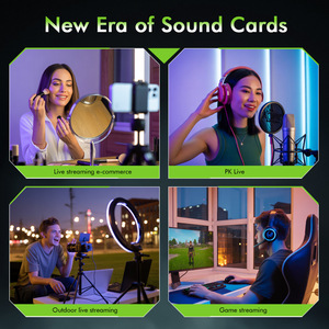 3-In-1 Audio Adapter USB Stereo Sound Card <b>For</b> <b>Gaming</b> <b>PC</b> Headset Connection - Product Image 3