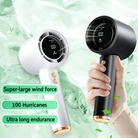 Ventilateur Turbo Refroidissant à Vente Chaude, Rechargeable par USB, Mini Ventilateur Portable à Haute Vitesse, Ventilateur Portable à Main, Petit Ventilateur Électrique, Cadeau