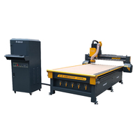 Enrutador Cnc de trabajo a la venta, máquina automática de tallado de madera Cnc 3D de 4x8 pies, sistema de limpieza de polvo de 3 ejes Cnc estándar de madera 1325
