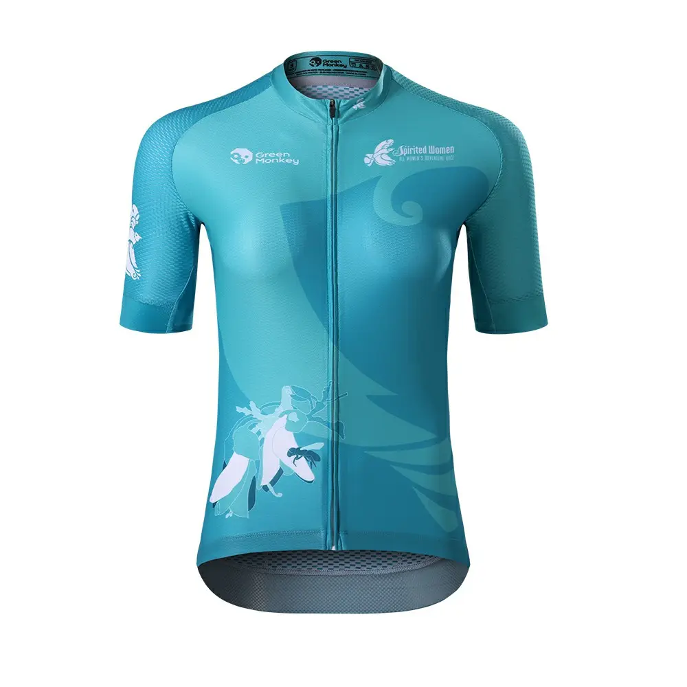 Santic-Camiseta de ciclismo personalizada para hombre y mujer, ropa deportiva de manga de brazo para correr en carretera, diseño gratis, precio barato, alta calidad