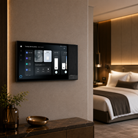 Panel Táctil Inteligente de Pared Tuya de 8 Pulgadas con Pantalla IPS Android 11, WiFi, Zigbee para Control por Aplicación, Control por Voz IR, para Hoteles y Hogares