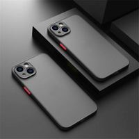 Coque PC mate pour iPhone 14 Pro Max Coque en silicone de luxe pour iPhone 15 Promax Coque de téléphone portable Logo personnalisable