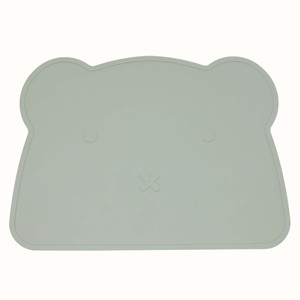 Kids Silicone <b>Placemat</b> with Bear Design Heat Resistant NonSlip Easy to Clean <b>Table</b> Mat - Product Image 1