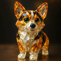 Nouveau Style de dessin animé résine animaux Sculptures modèle artistique intérieur extérieur décor pour chambre et salon cadeaux