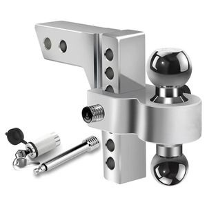 Tùy chỉnh Trailer Hitch bóng núi loạt 6 thả rắn <span class=keywords><strong>Tow</strong></span> có thể điều chỉnh 2-Ball núi Chrome Balls tùy chỉnh Trailer Hitch - Product Image 4