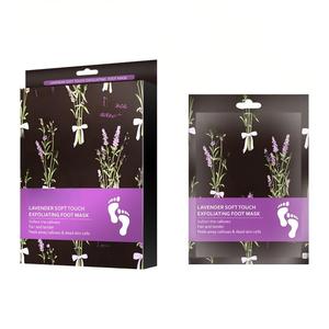 Masque exfoliant pour les pieds, éliminateur de callosités et de peaux mortes, pour les pieds secs et craquelés, pour femmes, cadeaux pour la fête des pères et des mères, lavande - Product Image 3