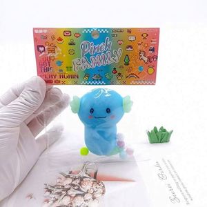 Juguete Sensorial Antiestrés de Axolote Kawaii, Squishy de TPR, Salamandra Descompresiva, Mochi Taba, Venta al por Mayor - Product Image 3