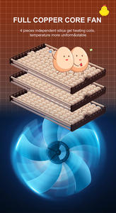 WONEGG Incubateur d'Œufs de Volaille Entièrement Automatique <span class=keywords><strong>Rouge</strong></span> Chinois, Modèle 2000, Meilleure Vente, Avec Humidificateur - Product Image 5