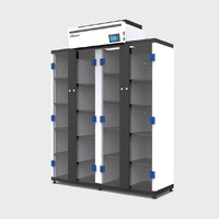 Armoire chimique, hotte à fumées sans conduit pour laboratoire