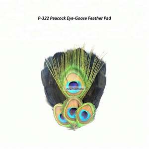 Rouge Artisanat DIY Naturel Plumes Pads pour Femmes Chapeau Chapellerie Pince À Cheveux Accessoire Bandeau Fascinator Fleur De Mariage Décor - Product Image 5