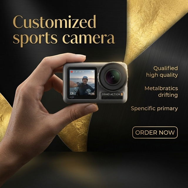 Professional Action Camera Solution with Night Mode & Gesture for Biking/Riding