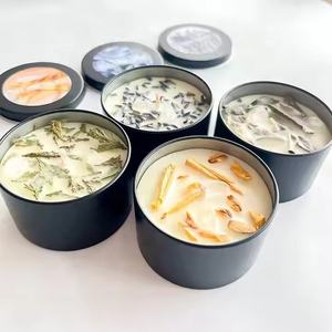 Bougies de sauge blanche Palo Santo Cedar Home bougie parfumée énergie nettoyant lavande feuille de sauge bougies de soja pour les bavures - Product Image 2