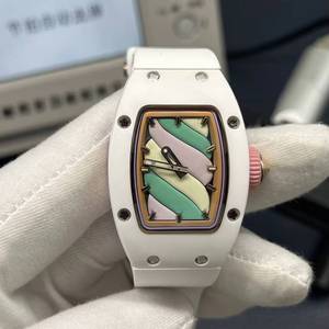 Montre-bracelet mécanique de luxe haut de gamme 0703 Marshmallow pour femme, en céramique, étanche, pour le quotidien et les loisirs, automatique - Product Image 6
