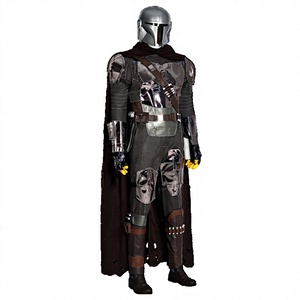 Disfraz de Cosplay Personalizado de Din Djarin Mandalorian de Star Wars de la Marca HL para Halloween, Trajes de Película y Televisión para Adultos, Vestidos, Leggings y Pantalones - Product Image 2