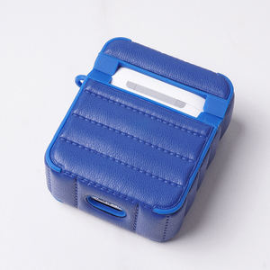 Funda de cuero de lujo para Airpods 2 Gen, funda protectora a prueba de golpes para auriculares Apple Airpods <span class=keywords><strong>Pro</strong></span> con correa para la muñeca - Product Image 3