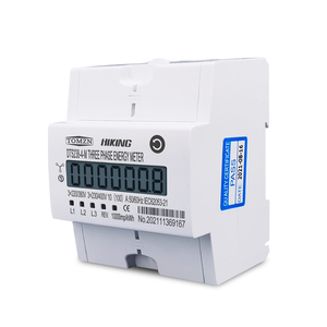 Compteur d'énergie triphasé 4P 100A sur rail DIN, compteur d'énergie en kWh, rail DIN, écran LCD, 3*230/400V, 3*120/208V, 3*220/380V, type <span class=keywords><strong>CT</strong></span>, 50Hz, 60Hz - Product Image 5
