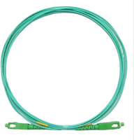Aquatique Turquoise 1.6mm 3.5m FTTH Drop Cable G657A2 Fibre Optique Patchcord Pigtail Sc/APC Telecom Power Garter
