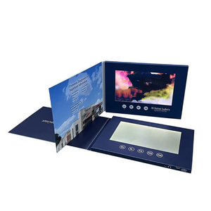 Tarjeta de Felicitación Digital HD con Pantalla LCD IPS Personalizada, Folleto de Video, Marketing Empresarial, Invitación de Boda, Reproductor MP4 - Product Image 6