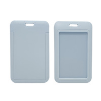 Porte-badge d'identification porte-carte clé glisser en plastique dur protecteur de badge housse étui pour travail école infirmière