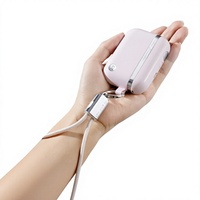 Mini batterie externe certifiée 3C en PVC, charge rapide 22,5 W, capacité nominale 10 000 mAh, batterie lithium-ion compacte et portable