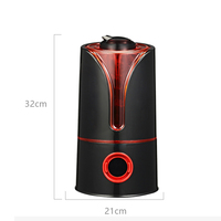 Humidificateur intelligent ultrasonique pour plantes de bureau à domicile avec fonction de contrôle à distance, capacité de 5 L pour usage domestique et hôtelier