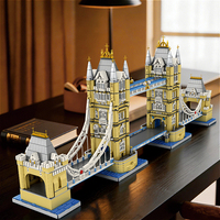 Reobrix 55018 2026 Nuevo MOC 1:145 Modelo de la Gran Torre Bridge, Juguete de Construcción DIY para Niños y Adultos, Regalo, 9782 Piezas, Juego de Bloques de Construcción