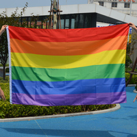 Haute qualité complète pour Pride 3x5 drapeau drapeau arc-en-ciel drapeaux bisexuels LGBT, bannières