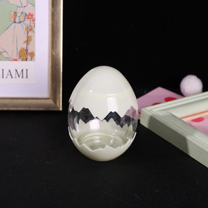 CHENXI transparente <span class=keywords><strong>dinosaurio</strong></span> <span class=keywords><strong>huevo</strong></span> en forma de niños limo plastilina tarros 160ml contenedor de plástico para alimentos dulces - Product Image 2