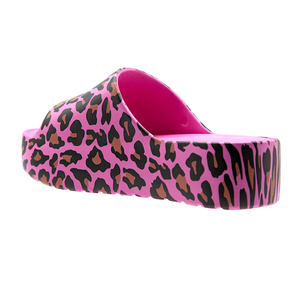Claquettes compensées en <span class=keywords><strong>EVA</strong></span> à imprimé léopard pour femme – Chaussons à enfiler pour intérieur et extérieur, chaussures de douche, essentielles pour la plage, claquettes Cloud - Product Image 2