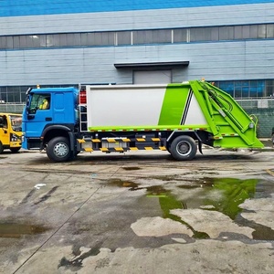 Howo 12 Ton Compactor Garbage Truck Compression Garbage Truck Refuse <b>Waste</b> Collection Truck - Product Image 1