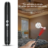 Stylo portable multifonction : Scanner de signaux radio RF et GPS sans fil, détecteur de caméra cachée, charge Type-C, 70000 MCD, lentille LED lumineuse, CE/FCC