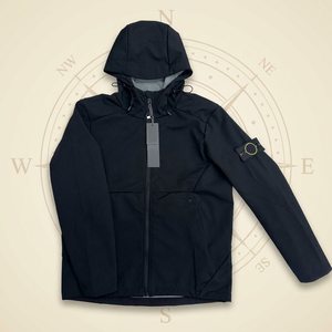 Chaqueta con Capucha Impermeable y Cortavientos para Hombre, Estilo Casual de Lujo para Otoño 2026, Diseño Island - Product Image 1