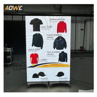 Écran d'affichage LED mobile AOWE P2.5 intelligent et programmable, grand format, avec contrôle Wi-Fi, design créatif et fin