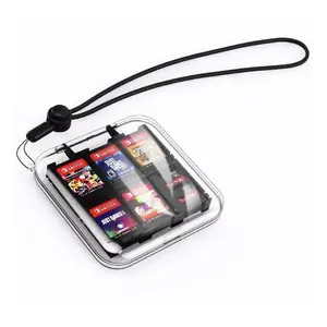 <span class=keywords><strong>Switch</strong></span> 12 en 1 étui pour cartes de jeu porte-cartouches pour <span class=keywords><strong>Nintendo</strong></span> <span class=keywords><strong>Switch</strong></span> <span class=keywords><strong>Lite</strong></span>/OLED carte de jeu clair Portable boîte de rangement de protection - Product Image 1
