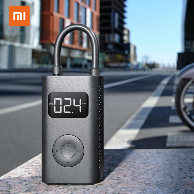 Воздушный компрессионный насос Xiaomi Mijia, умный цифровой прибор для измерения давления в шинах, с помпой