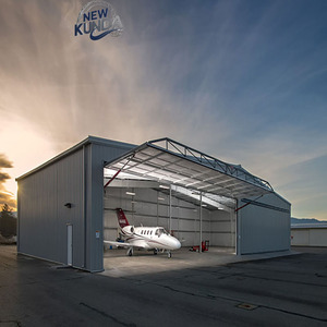 Thiết kế mới nhất của nhà để xe Kết Cấu Thép đúc sẵn, nhà chứa máy bay, nhà kho và nhà kho rất dễ lắp đặt - Product Image 4