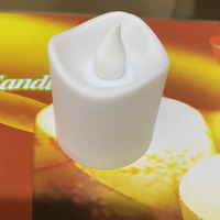 Bougies LED chauffe-plat - Lot de 24 bougies sans fumée à piles pour mariage, fête, décoration intérieure - Meilleure vente