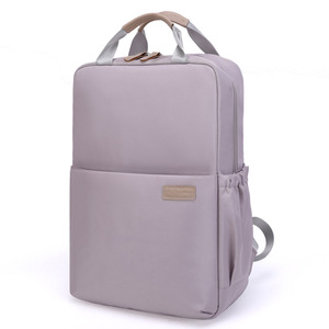 Laptop Backpack Light Blue Solid Color 8 Inch <b>Computer</b> <b>Bag</b> For Travel Leisure Outdoor Use - Product Image 4