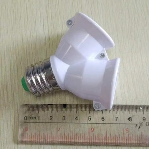 <span class=keywords><strong>2</strong></span> in <span class=keywords><strong>1</strong></span> Lampen fassung Lampen fassung Dual Double <span class=keywords><strong>2X</strong></span> E27 Sockel Sockel Extend Splitter Stecker Halogen Licht Lampe Kupfer Kontakt Adapter - Product Image 4