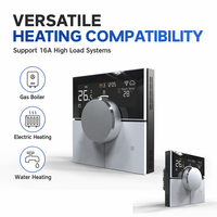 Termostato Inteligente HY12 Tuya de 16A para Calefacción por Suelo Radiante, Controlador de Temperatura con Interruptor y Sensor Externo