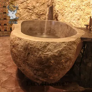 天然大理石浴槽自立型石浴槽