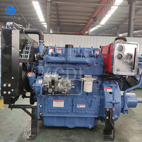 Moteur diesel stationnaire turbocompressé 42-55 kW 2400 tr/min 57-75 ch ZH4102ZP avec poulie et embrayage pour compresseur d'air et batteuse à céréales